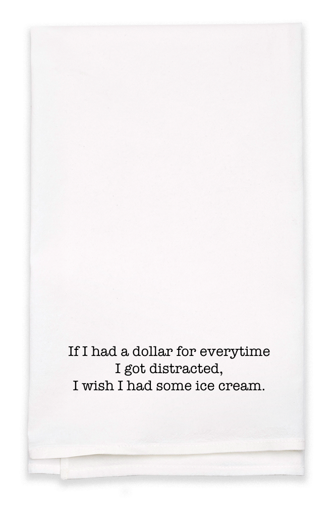 Ice Cream - Kitchen Tea Towel