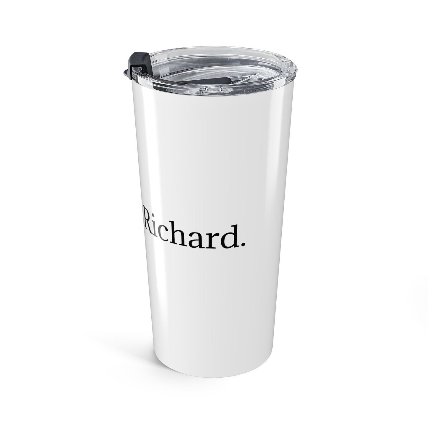 Travel Tumbler — Minimalist 'Don't be a Rich...' Script Travel Mug
