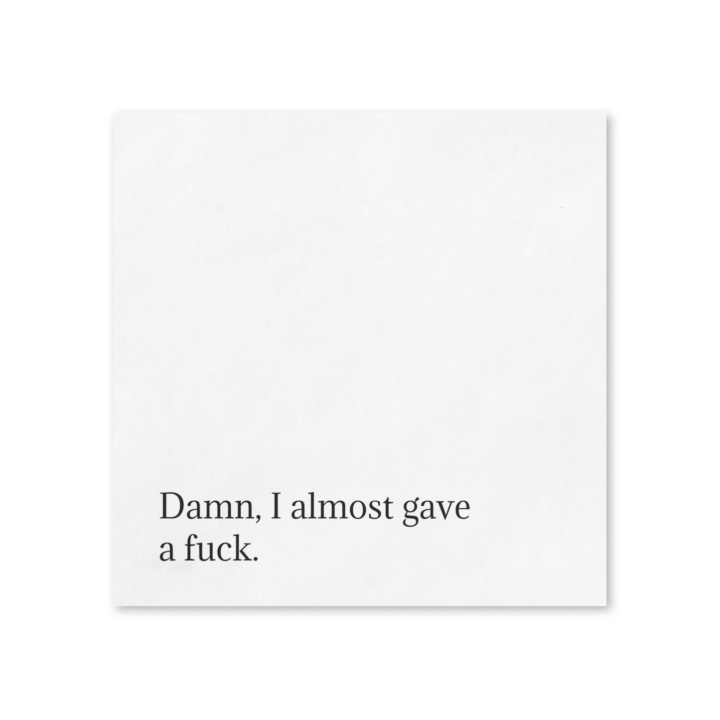 Snarky Quote Napkins — Cocktail Party Napkins