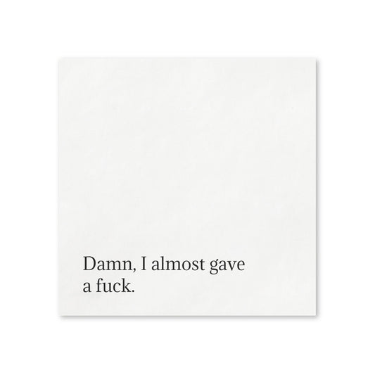 Snarky Quote Napkins — Cocktail Party Napkins