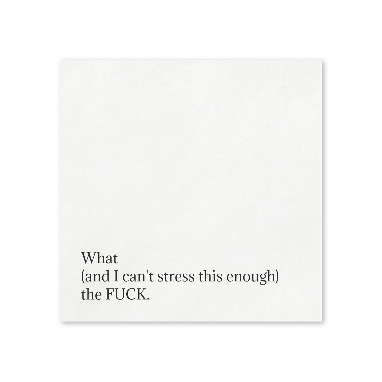 Snarky Quote Napkins — Cocktail Party Napkins