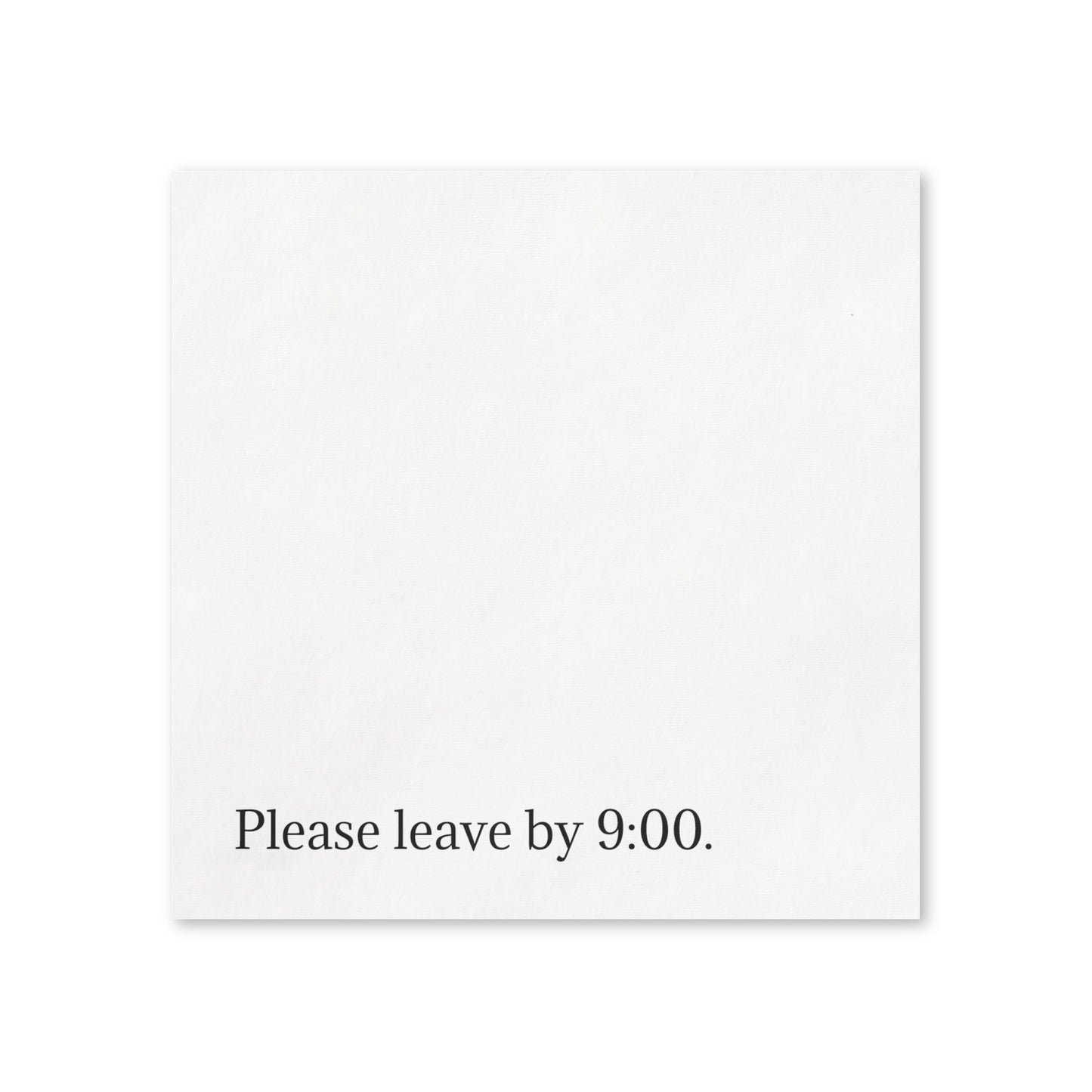 Snarky Quote Napkins — Please Leave