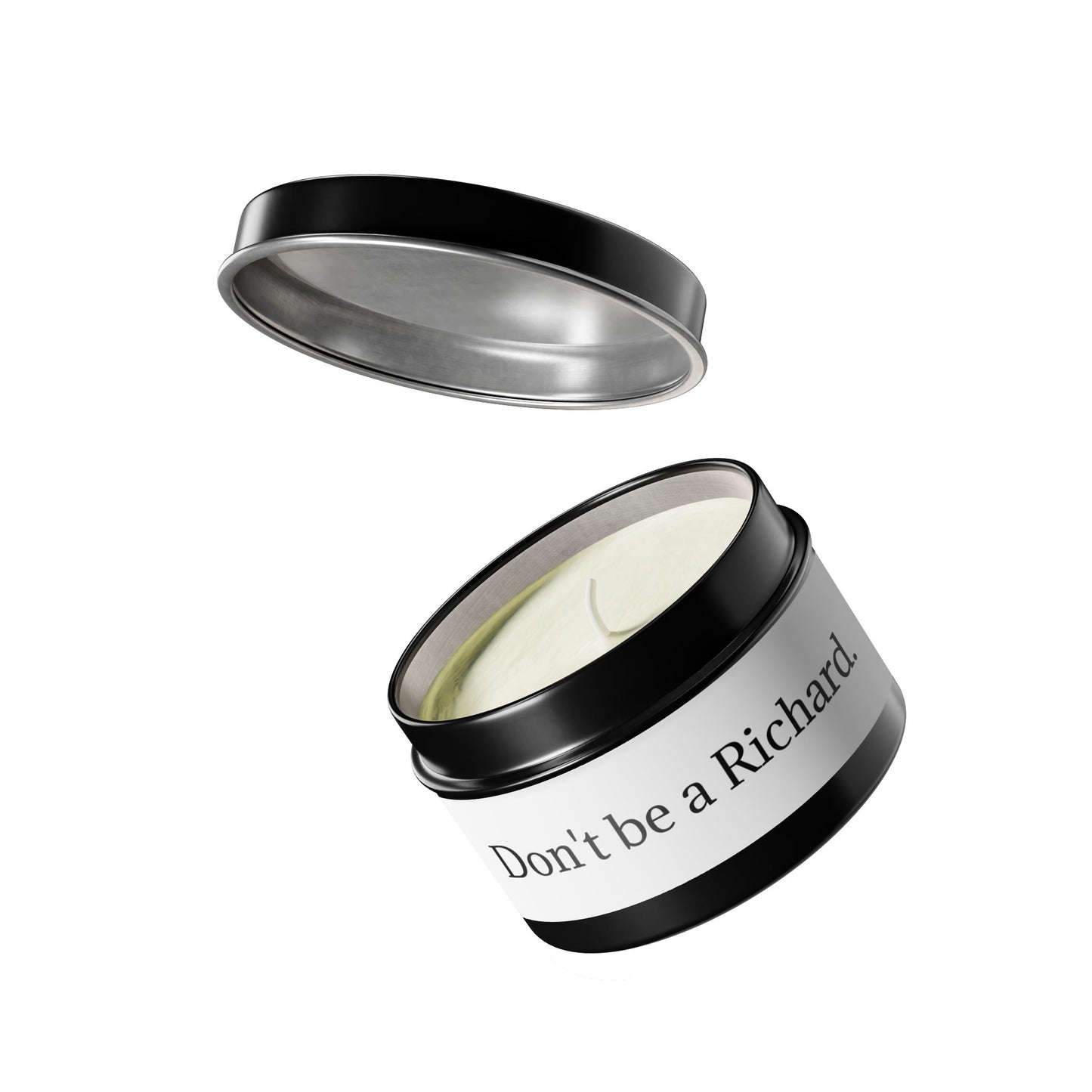 Tin Candle "Don't be a Richard." / Funny Gag Candle