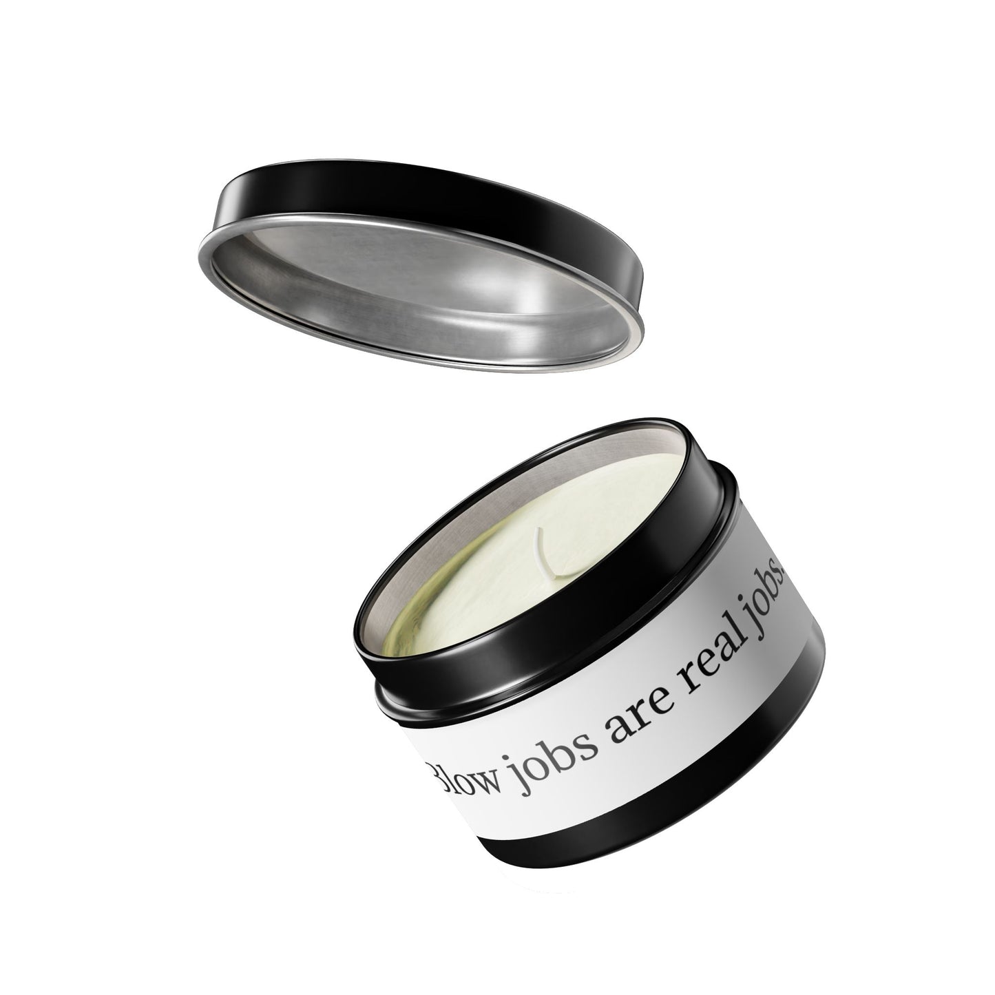 Tin Candle — "Real Jobs" / Funny Gag Candle