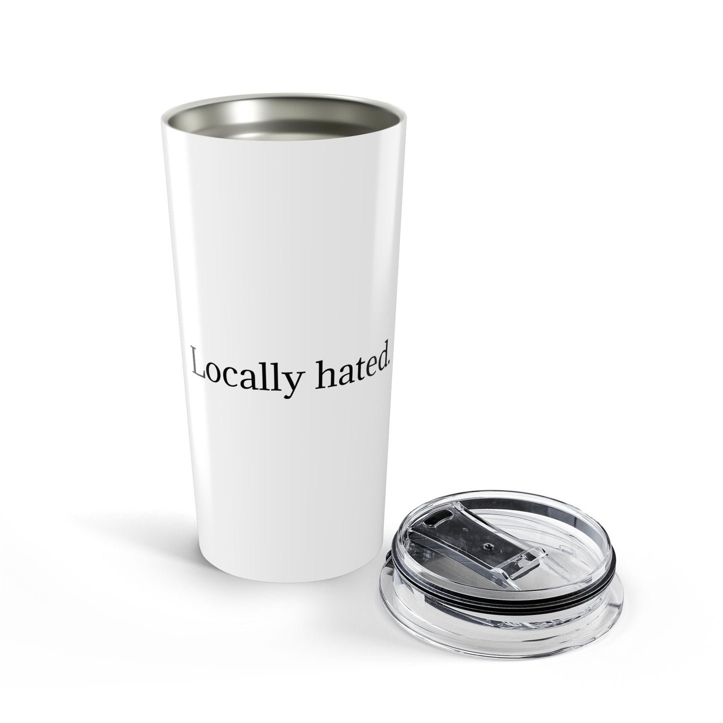 Travel Tumbler — 'Locally Hated' Minimalist Travel Cup