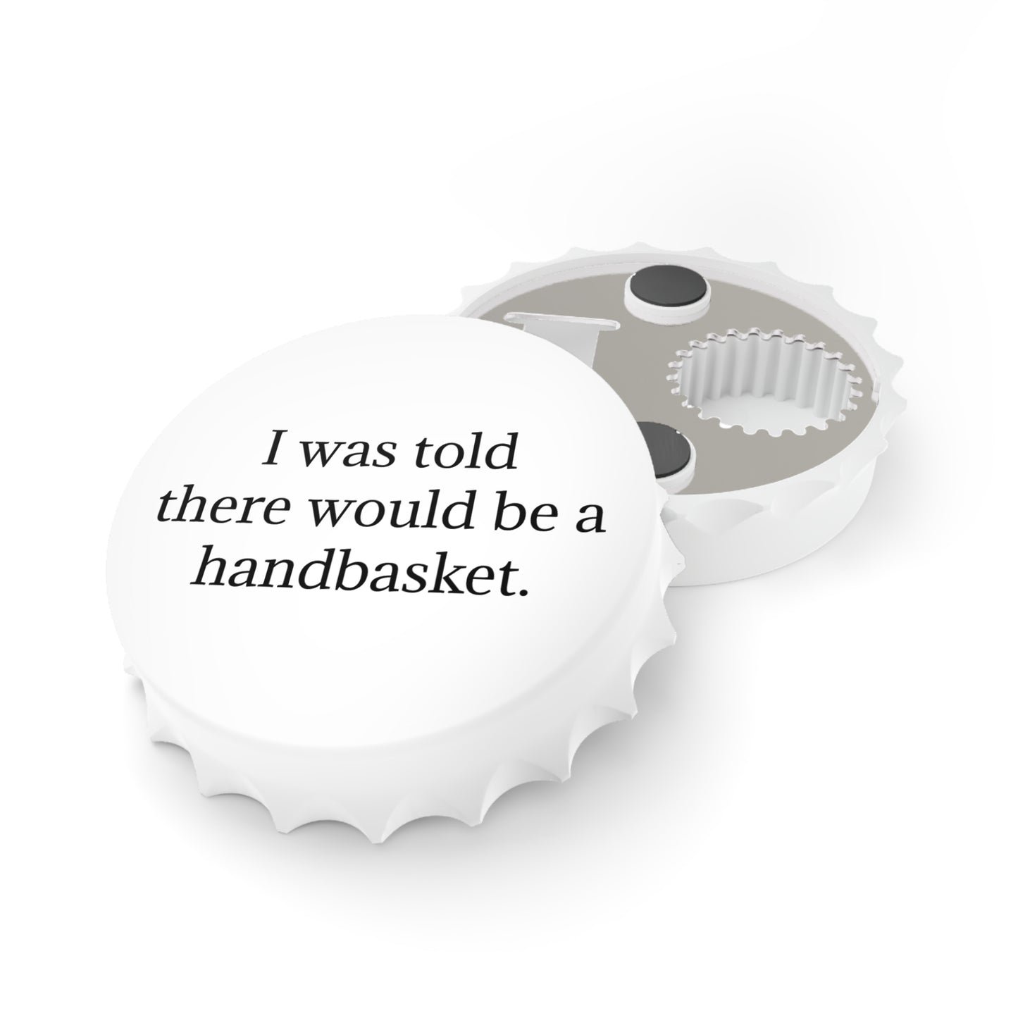 Bottle Opener — Handbasket