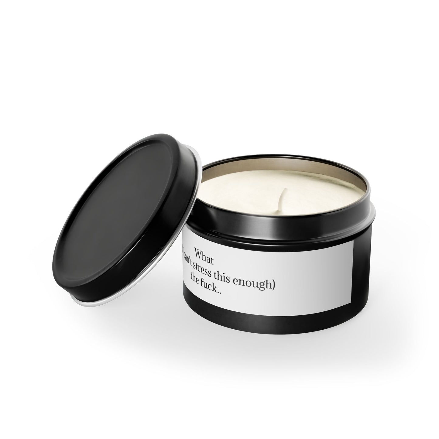 Copy of Tin Candle "WTF" / Funny Gag Candle