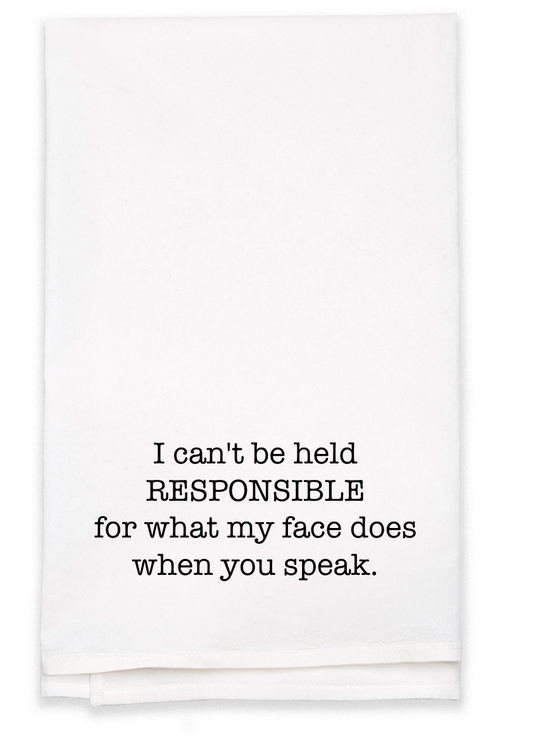My FACE - Kitchen Tea Towel