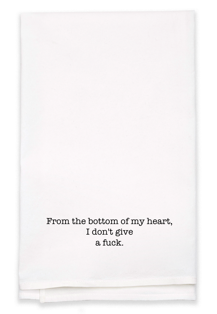 Bottom of my heart - Kitchen Tea Towel