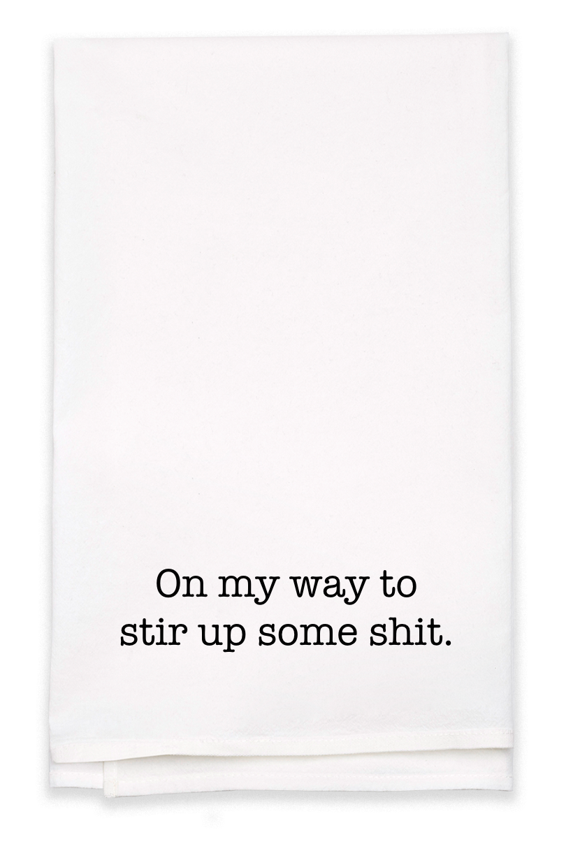 On My Way - Kitchen Tea Towel