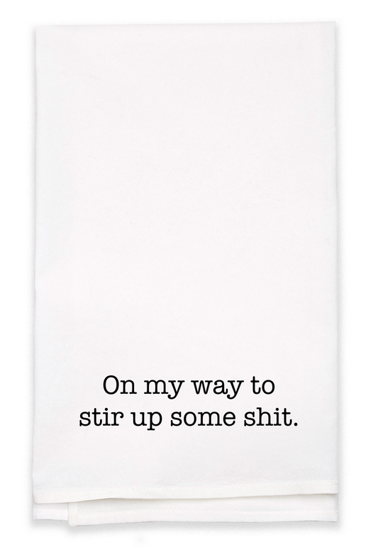 On My Way - Kitchen Tea Towel
